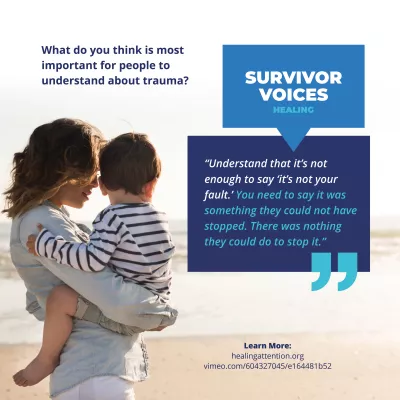 What do you think is most important for people to understand about trauma?