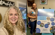 Emily Johnson and Leah Schluter